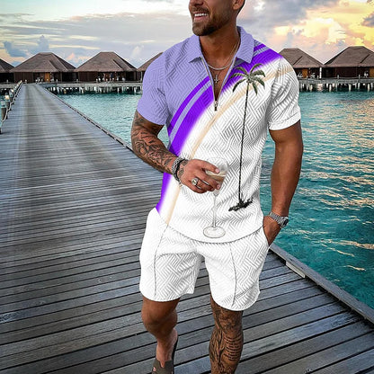 Liam | Tropicana Pikétröja & Shorts Set