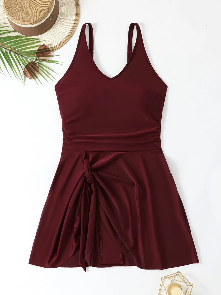 Saga™ | Plus Size Tankini Baddräkt för Dam