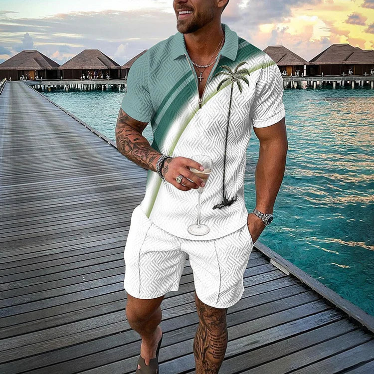 Liam | Tropicana Pikétröja & Shorts Set